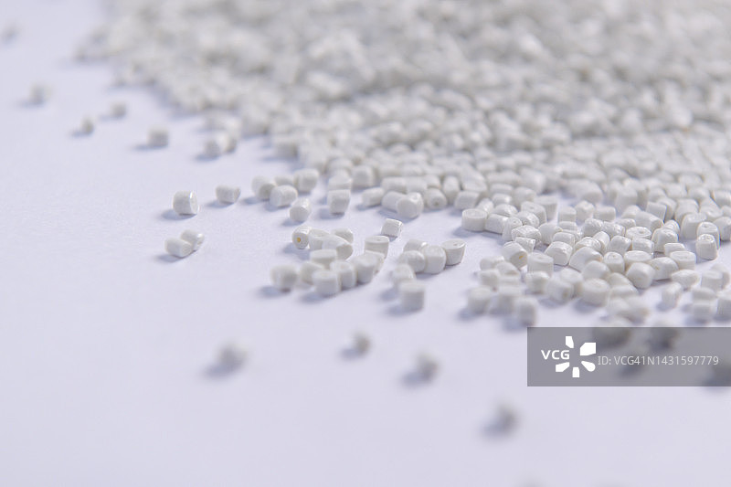 工业塑料生产用灰色化学颗粒图片素材