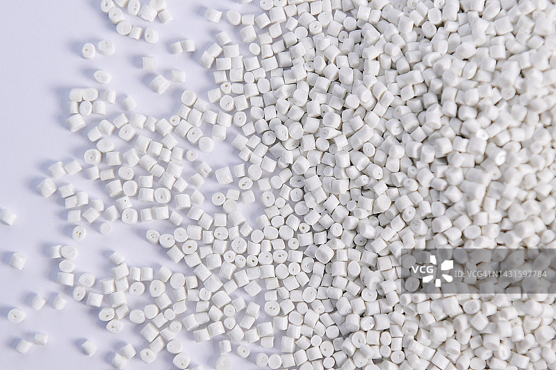 工业塑料生产用灰色化学颗粒图片素材
