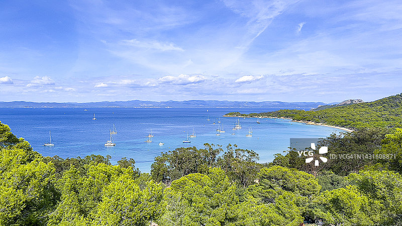 波克罗勒岛海岸线图片素材