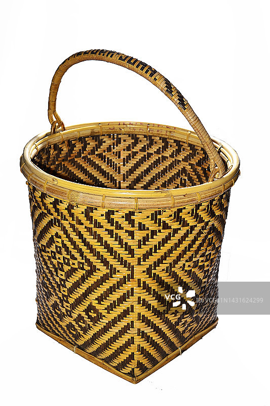 卡罗地区传统竹篮：Raga Dayang-dayang图片素材