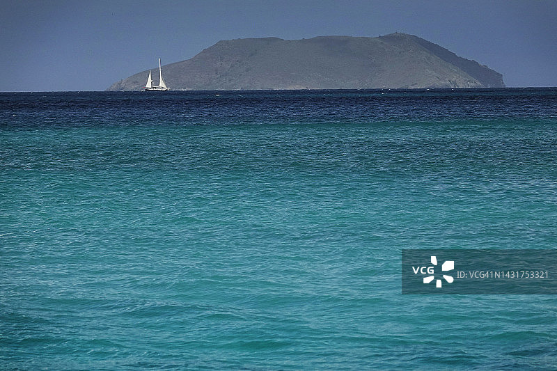 肉桂湾帆船图片素材