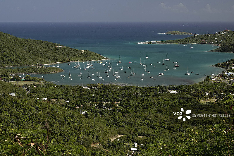 珊瑚湾港口图片素材