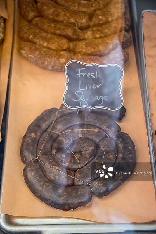 新鲜肝香肠图片素材