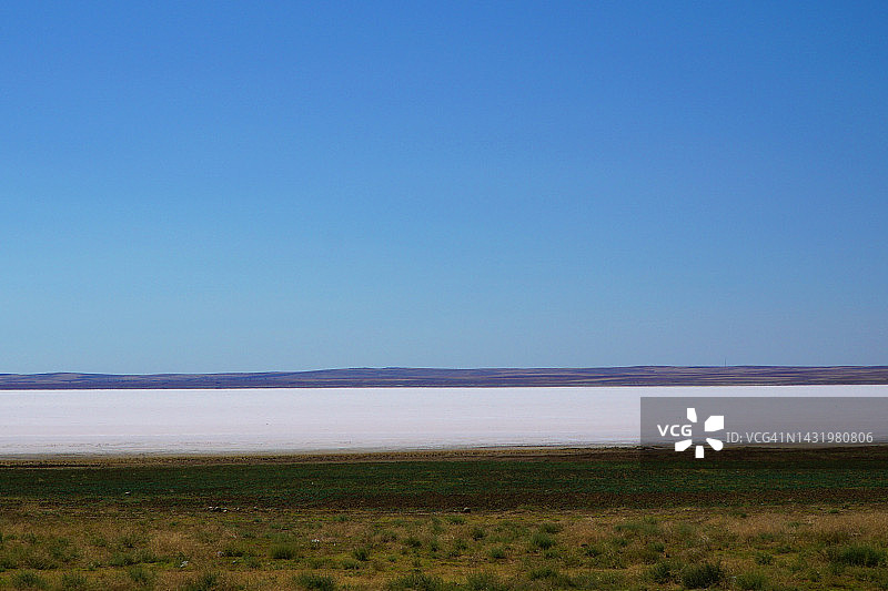 图兹湖（盐湖）图片素材