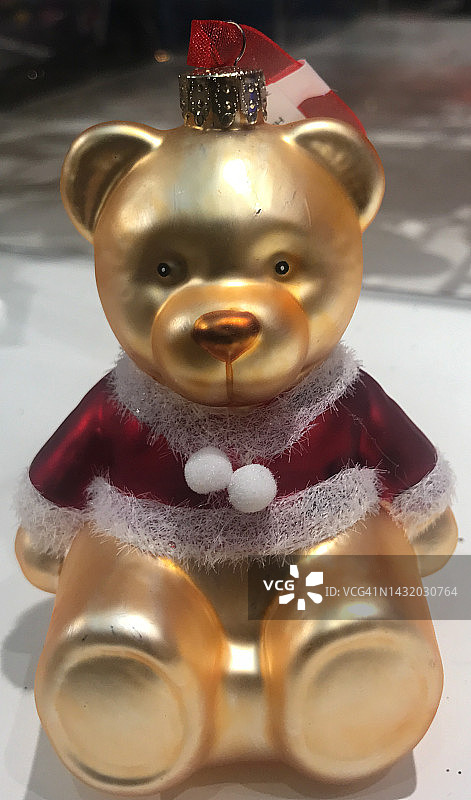 圣诞节装饰品——泰迪熊图片素材