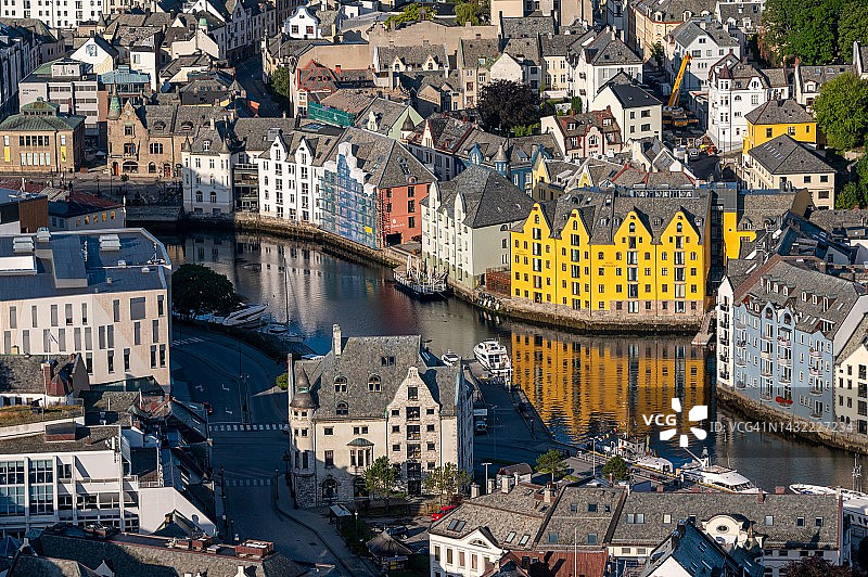 挪威奥勒松市图片素材