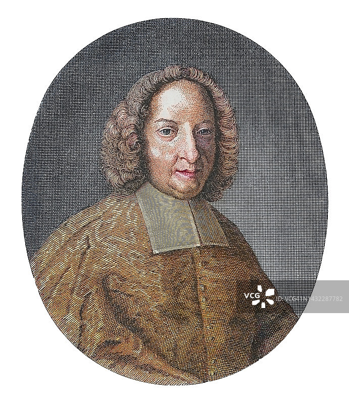 意大利红衣主教朱利奥·阿尔贝罗尼肖像图片素材