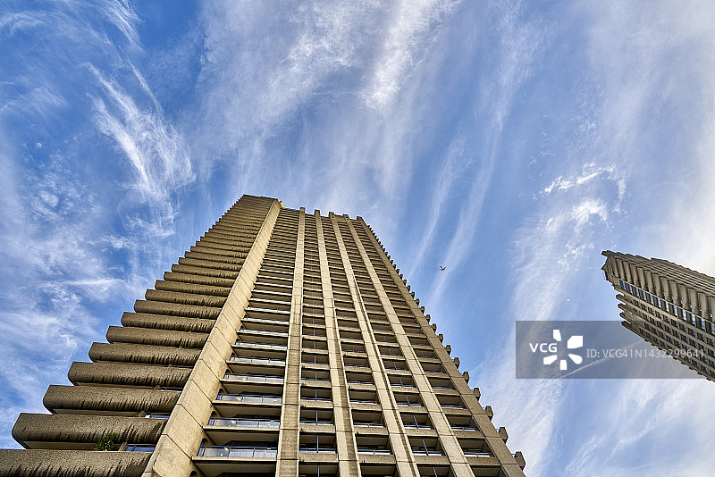 伦敦市巴比肯住宅建筑群图片素材