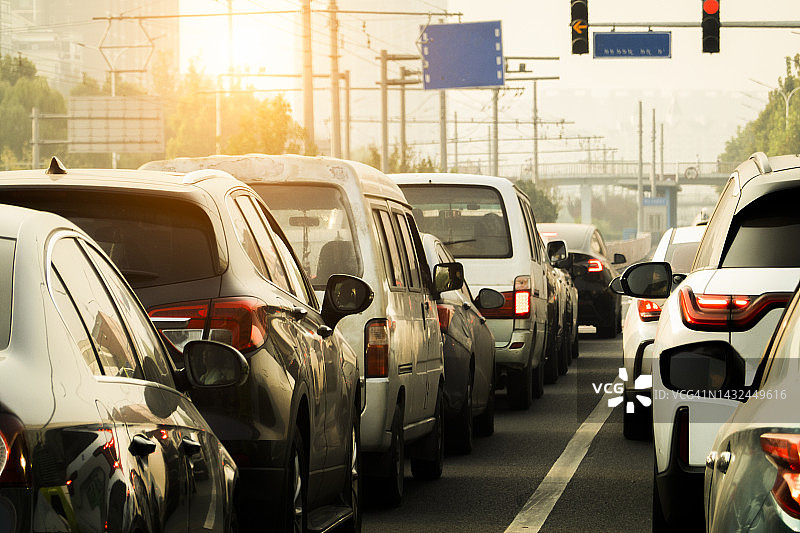 道路交通拥堵图片素材