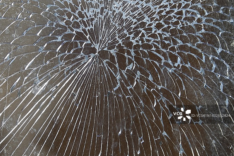 盗窃现场与碎玻璃图片素材