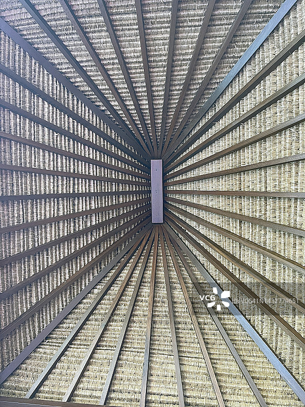 巴厘岛藤制小屋别墅图片素材