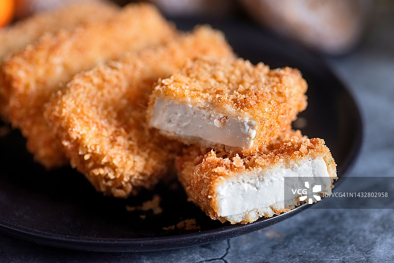 香脆炸豆腐图片素材