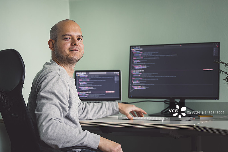 程序员编码图片素材