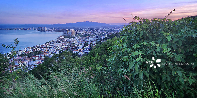 巴亚尔塔港的清晨图片素材