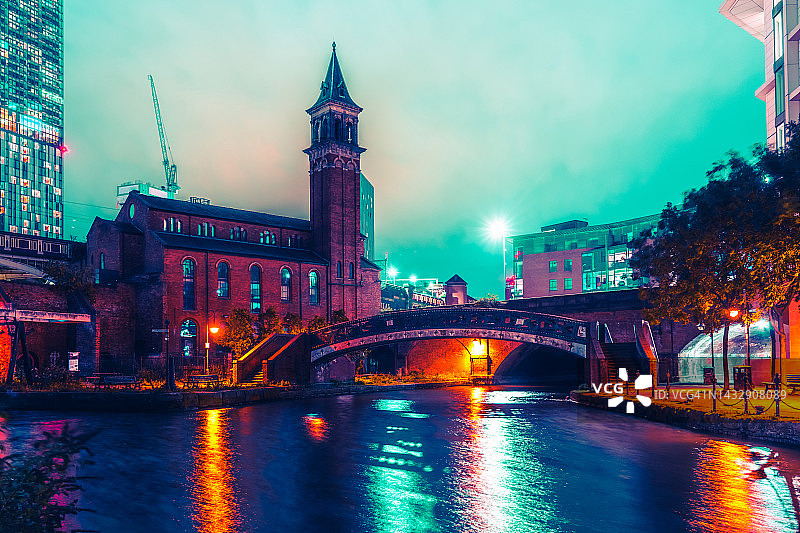 曼彻斯特比瑟姆塔图片素材