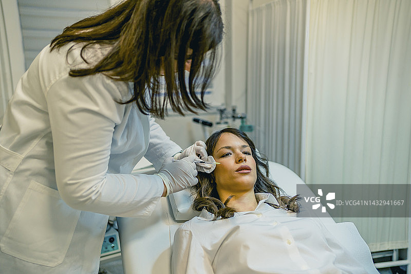 肉毒杆菌美容护理图片素材