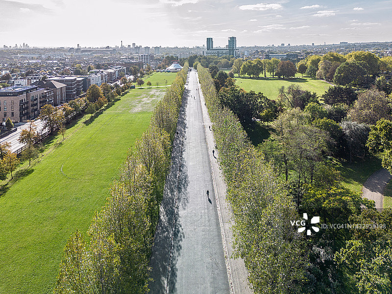 伦敦芬斯伯里公园图片素材