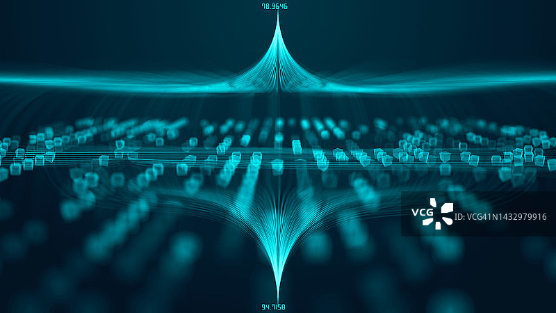 区块链技术插画图片素材