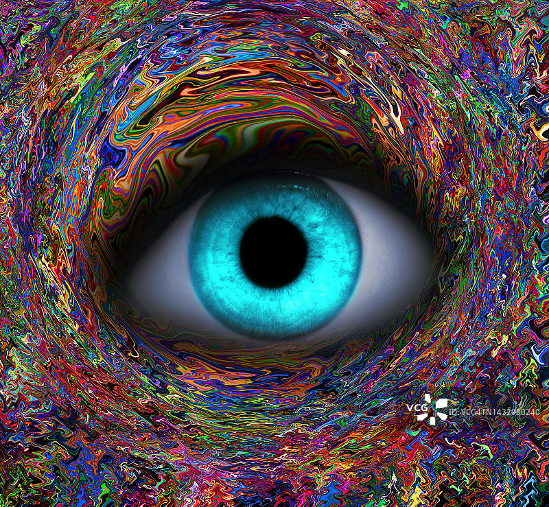 眼睛，抽象插图图片素材