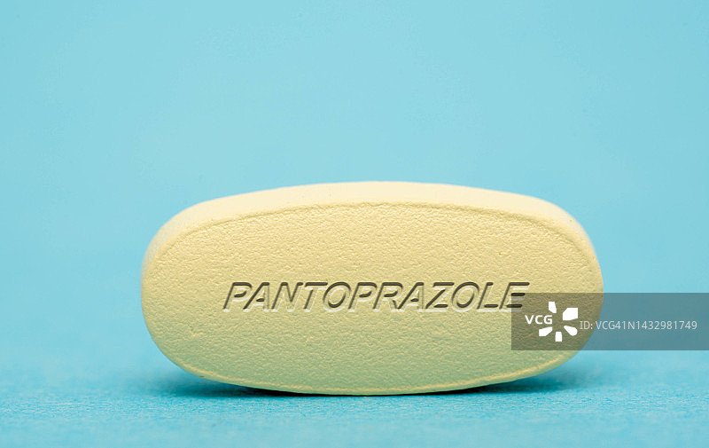 泮托拉唑药丸概念图图片素材