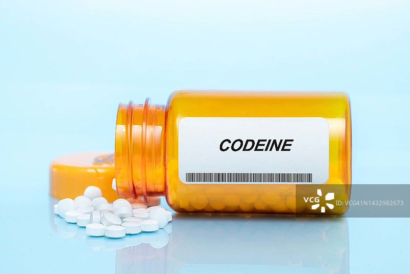 可待因药瓶概念图图片素材