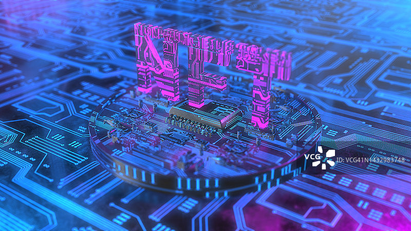 NFT代币插画图片素材