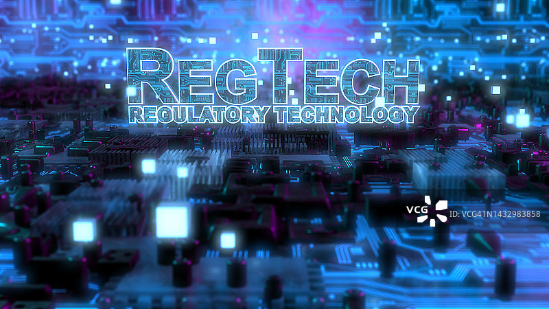 监管科技，插图图片素材