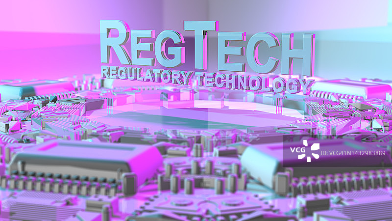 监管科技，插图图片素材
