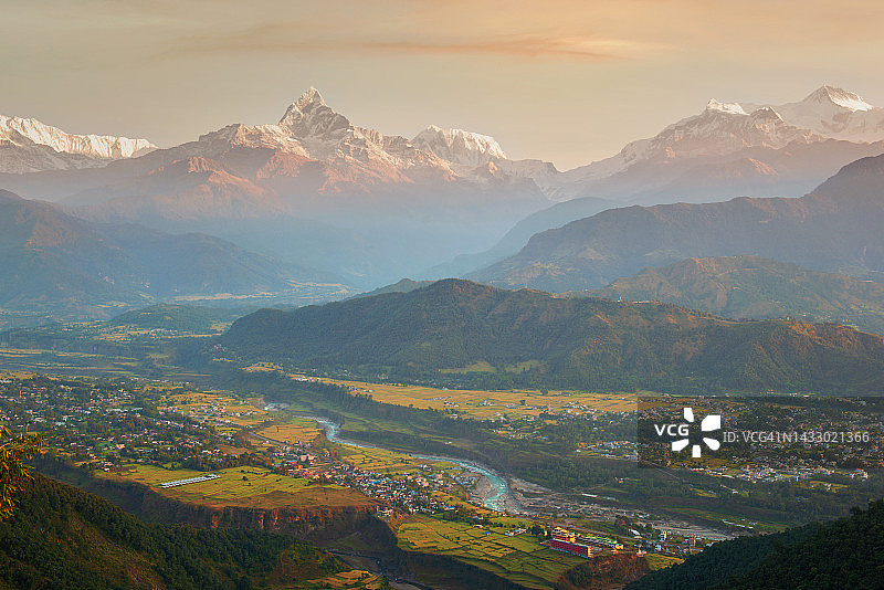 尼泊尔博卡拉市图片素材