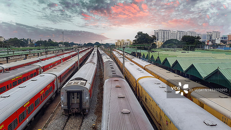 班加罗尔市火车站图片素材