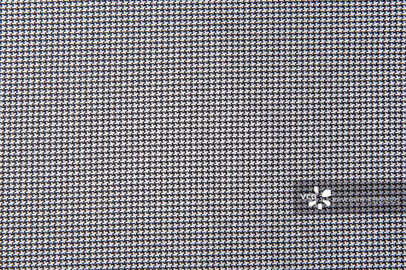 面料千鸟格背景。 黑白格子面料。图片素材