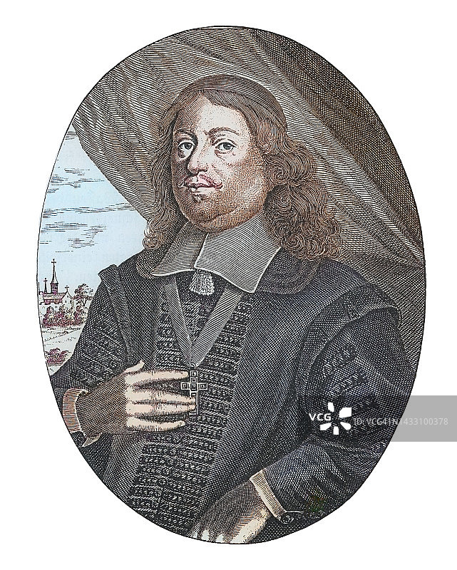 弗朗茨·埃贡·冯·菲尔斯滕贝格-海利根贝格伯爵肖像图片素材