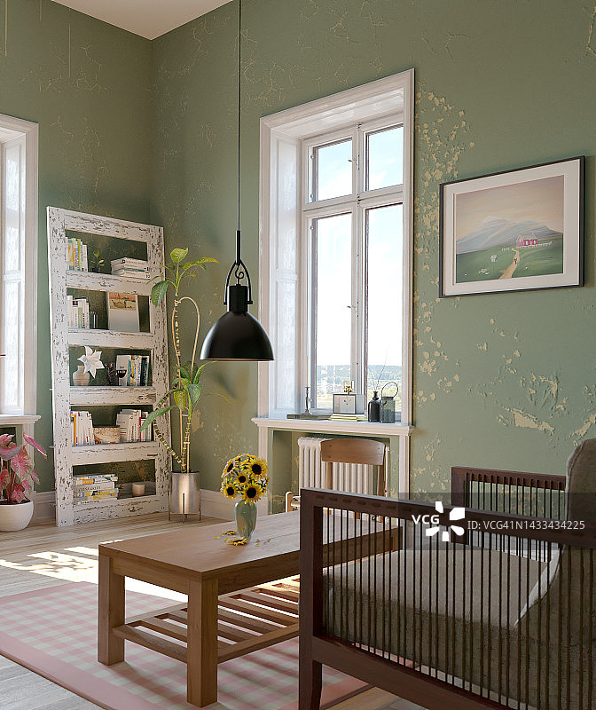 温馨的客厅图片素材