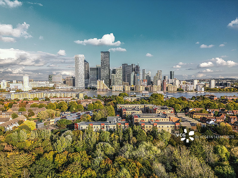 伦敦历史码头区的斯塔夫山图片素材