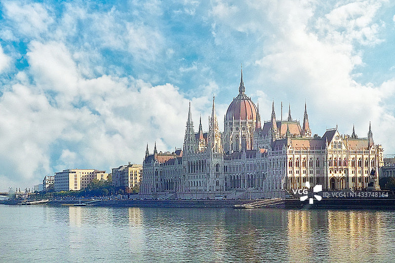 布达佩斯匈牙利国会大厦图片素材