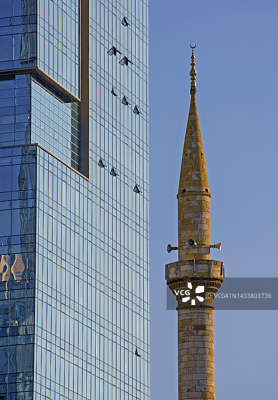 土耳其安卡拉的尖塔和摩天大楼图片素材
