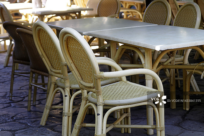 餐厅中的热带露台图片素材