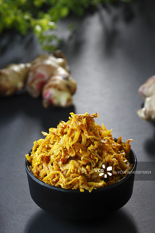 姜片泡菜图片素材