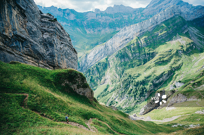 阿彭策尔的瑞士阿尔卑斯山图片素材