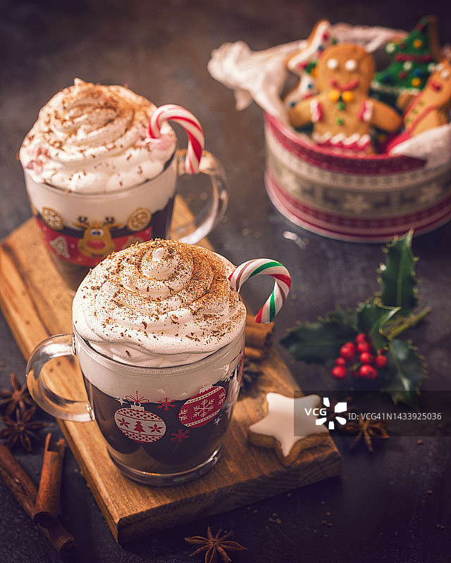 圣诞热巧克力图片素材