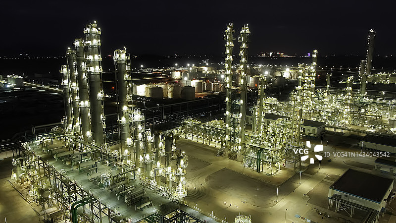 能源供应：石化工厂图片素材