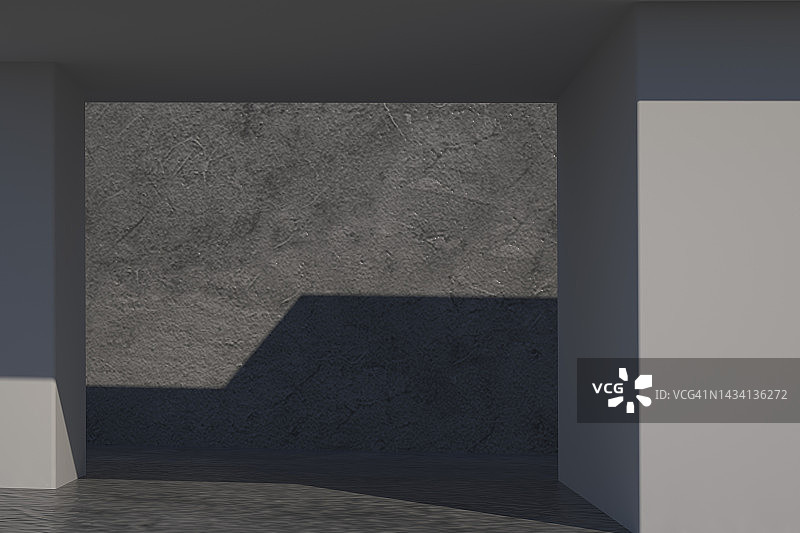 3D渲染墙壁和地板图片素材