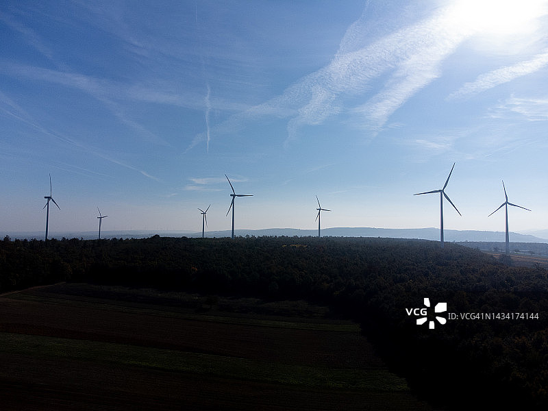 风力发电场图片素材