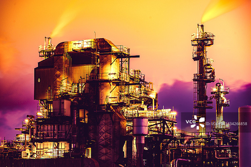 炼油厂工业区图片素材