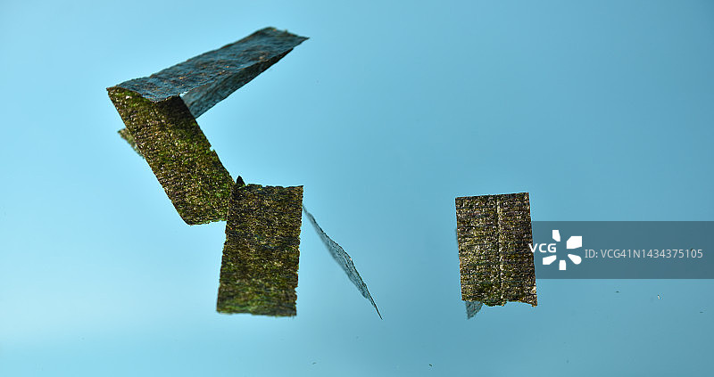 调味干燥海藻飞舞图片素材