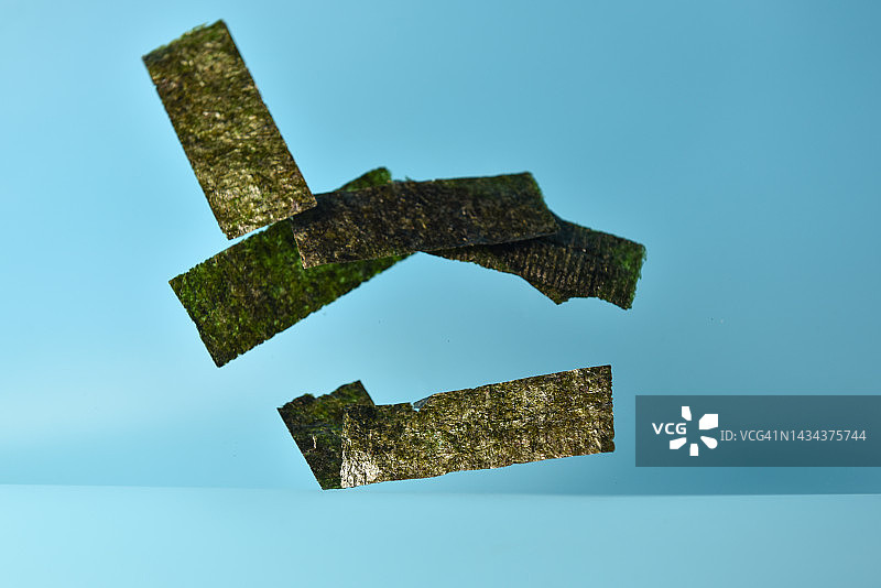 调味干燥海藻飞舞图片素材