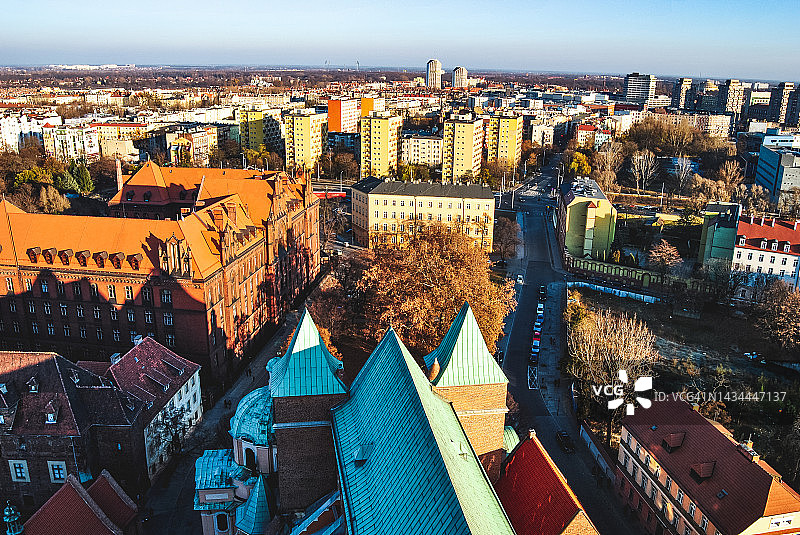 弗罗茨瓦夫城市景观（波兰）图片素材
