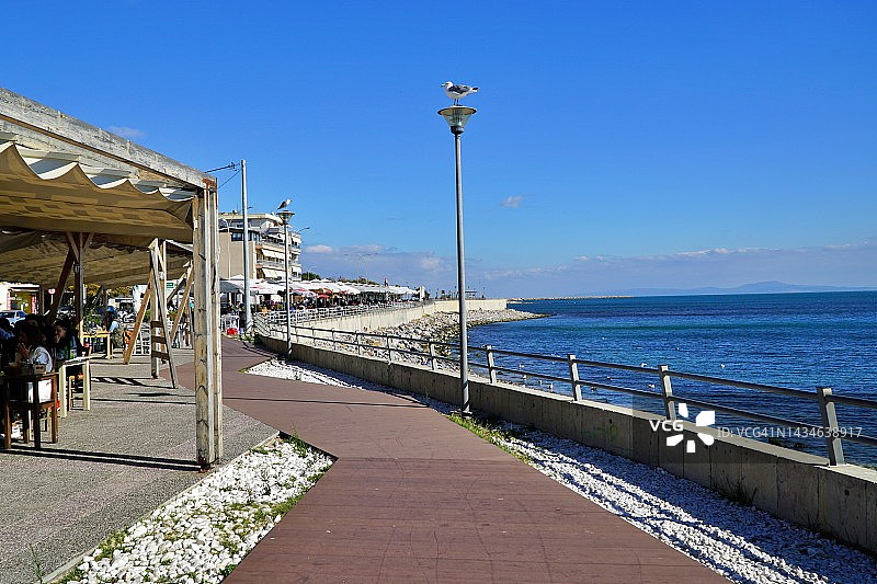 亚历山德鲁波利斯海岸线图片素材