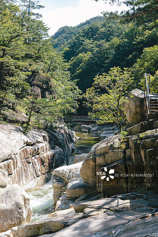 江原道江陵市五台山图片素材