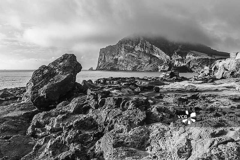 从城山日出峰看牛岛图片素材